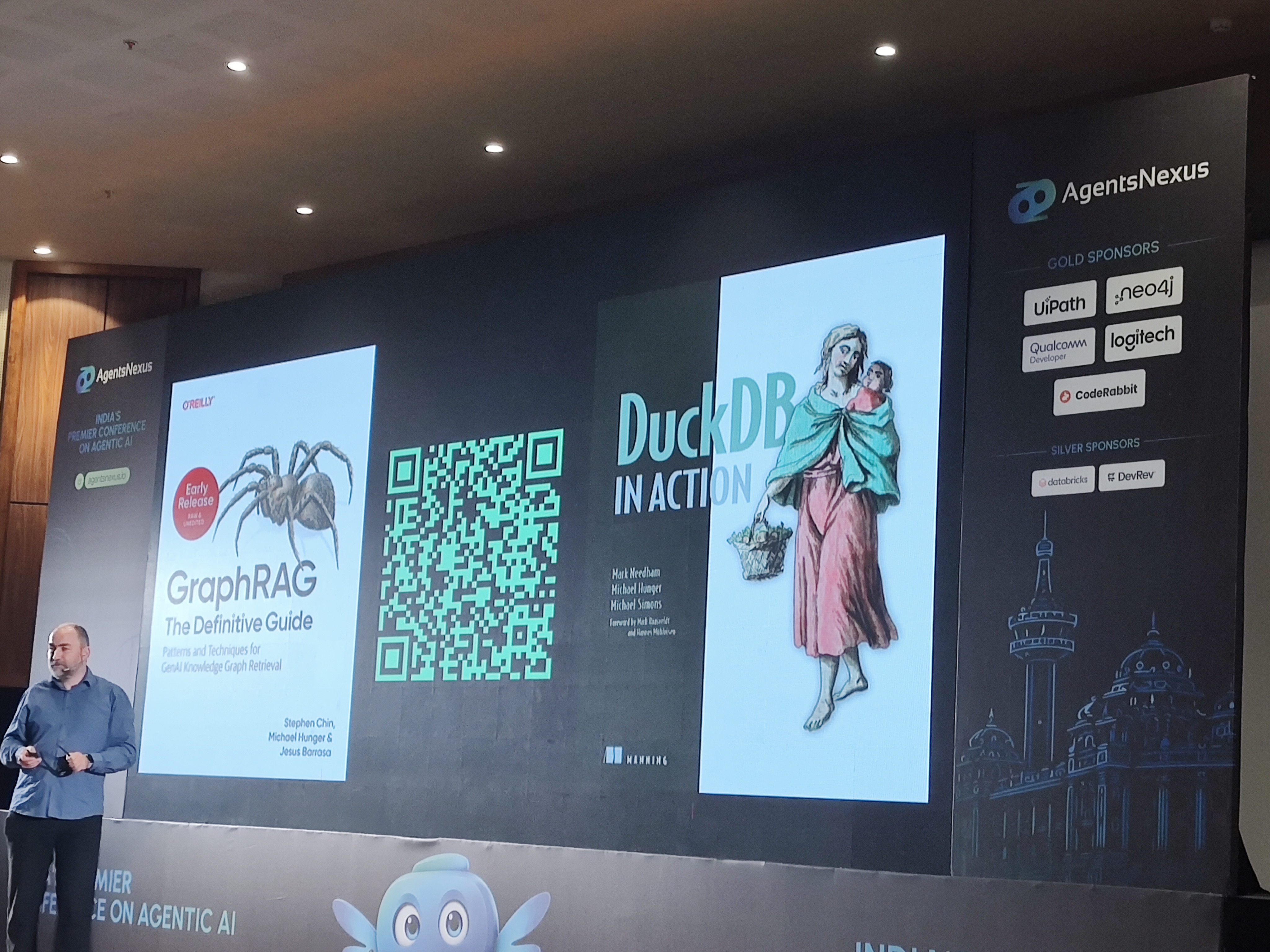 Book recommendations: GraphRAG — The Definitive Guide (O'Reilly) and DuckDB in Action (Manning).