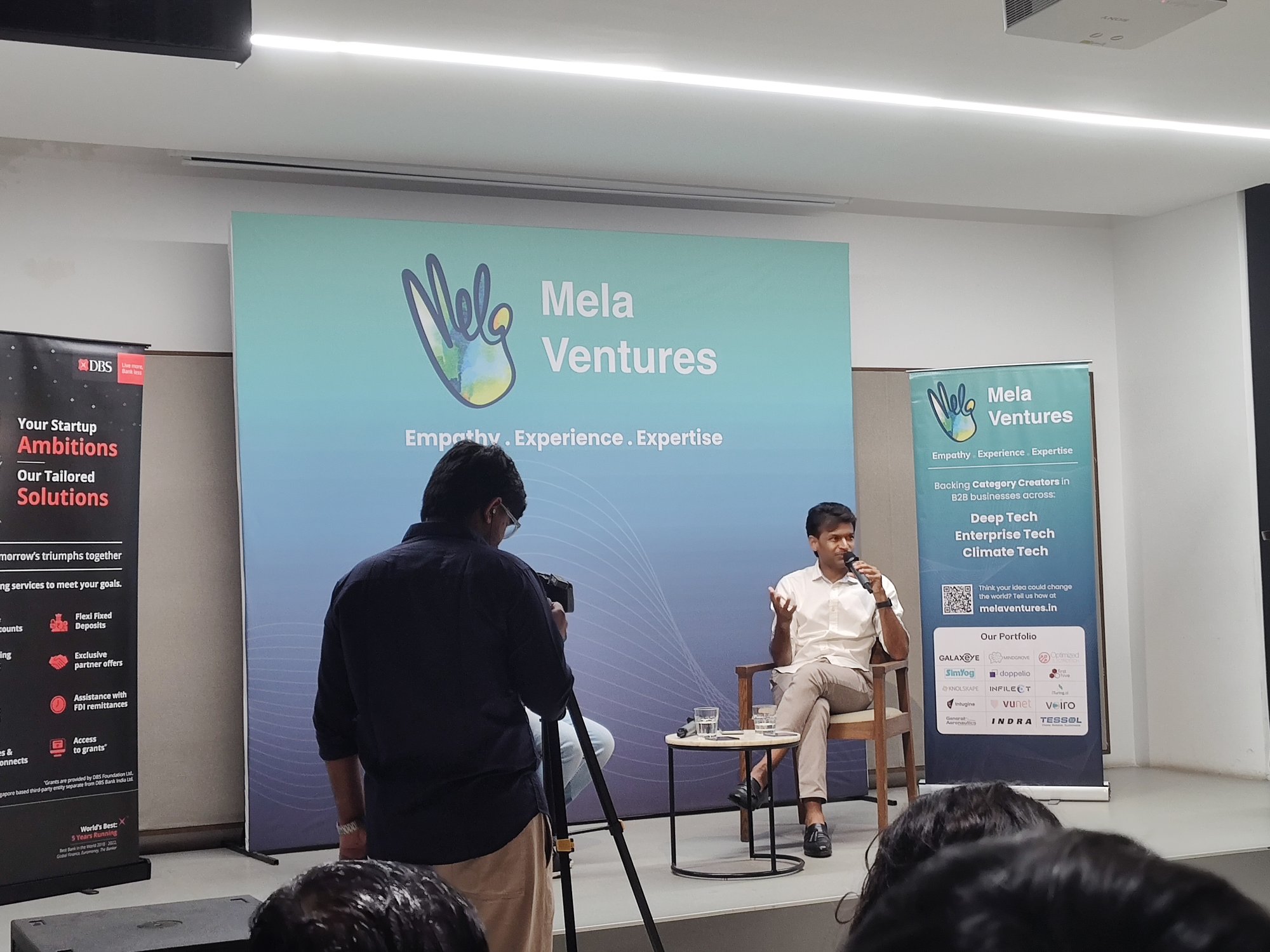 Phanindra Sama in conversation at the FoundrPwr session presented by Mela Ventures